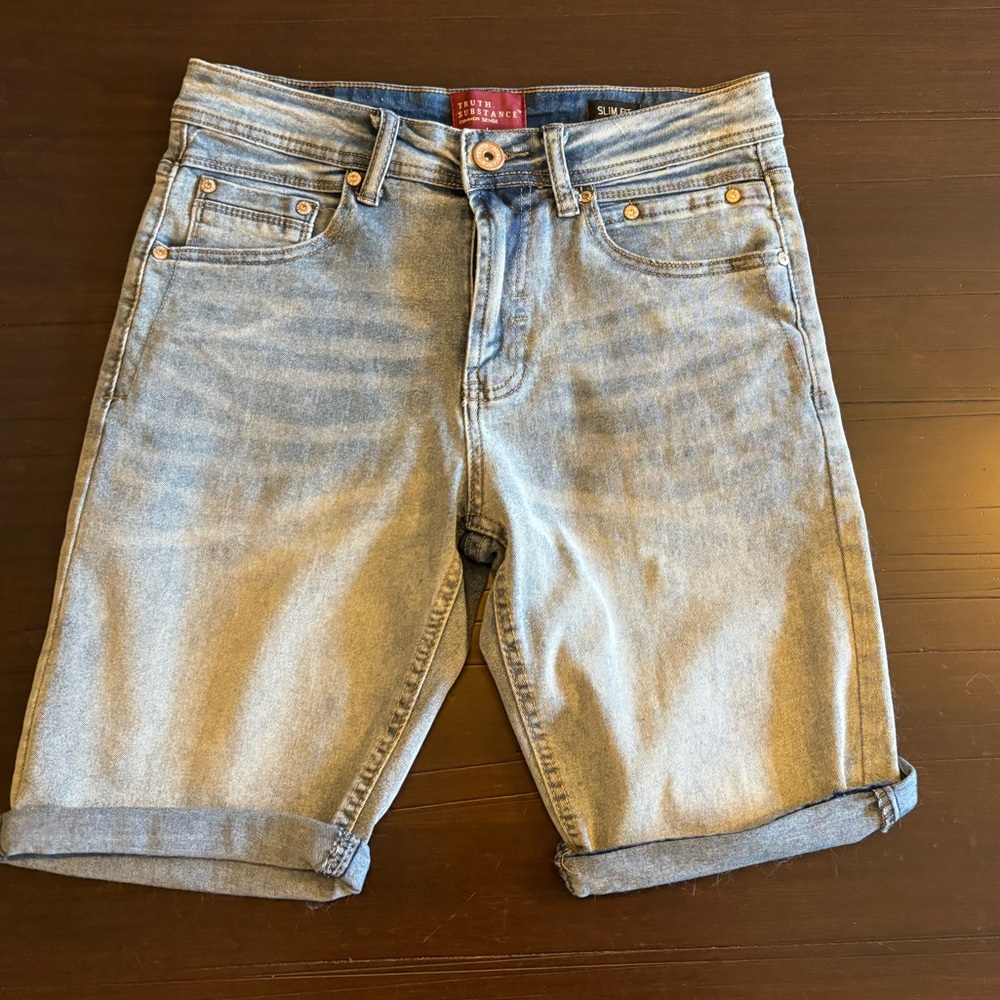 Truth substance size 28 men’s jeans shorts
